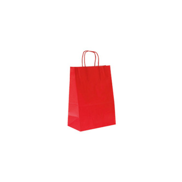 Shopper 16×21 carta col. rosso (pz.25)