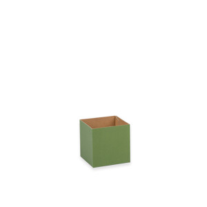 Cubo portafiori 13x13 verde (pz. 10)