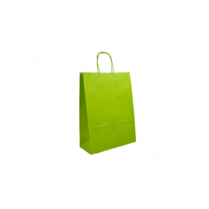 Shopper carta 26x36 verde acido (25pz)