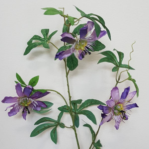 Passiflora 3 fiori cm.80 lilla