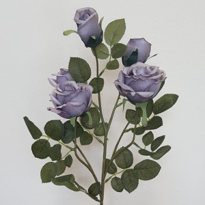 French Rose 5 fiori h.70 grigio chiaro