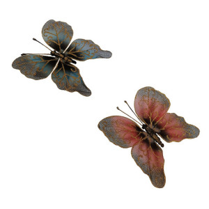 Farfalle 09x08 cm colori assortiti (6 pz.)