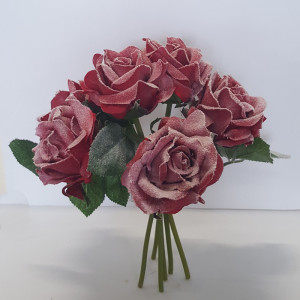 Bouquet 6 rose h.26