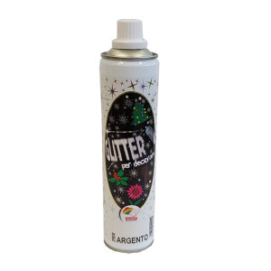 Spray glitter ml.300 argento