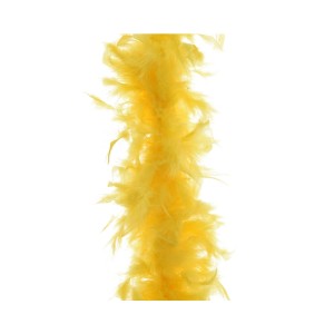 Boa piume cm.184 giallo