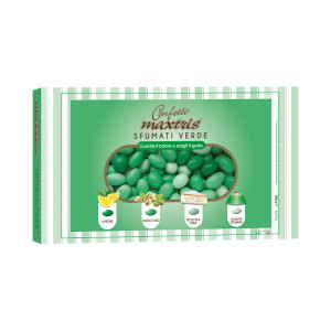 SF-Confetti sfumati verde kg.1