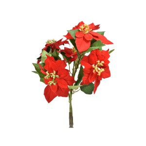 Poinsettia ramo cm.45 rosso