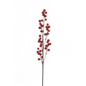 Bacche ramo cm.64 rosso