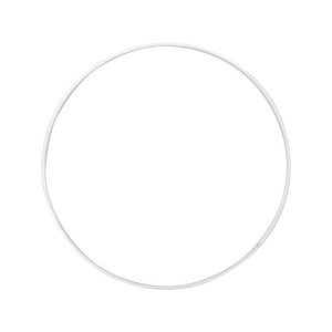 Cerchio metallo d.30 bianco