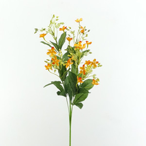 Wax flower ramo cm.85 arancione