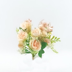 Rosa bouquet cm. 36 rosa