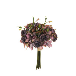 Ortensia-rose bqt cm.28 purple