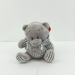 Pupazzo orso cm.20 grigio