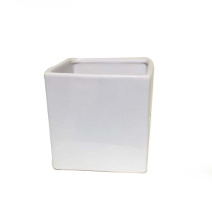 BA-Cubo ceramica 10x10 bianco