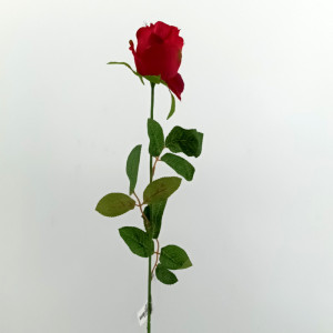 Rosa bocciolo cm.70 rosso
