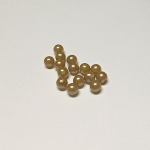 Perla mm.10 con foro oro (pz.120)