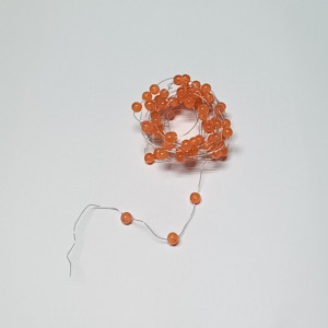 Perla mm.06 in filo m.2,3 arancione