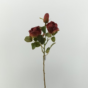 Rosa ramo cm.55 bordeaux