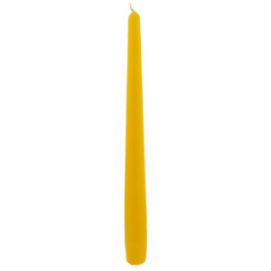 Candela conica 30 C giallo (pz 12)