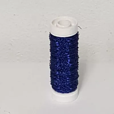 Bo-filo ondulato mm. 0,30 gr.25 blu