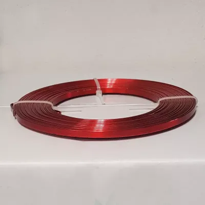 Fc-filo piatto allum. mm.5 gr.130 rosso