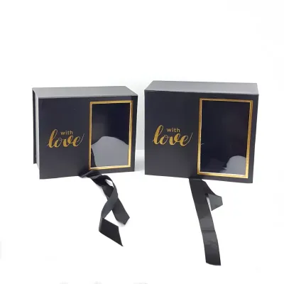 Scatola rett 22x19 nero (set 2)