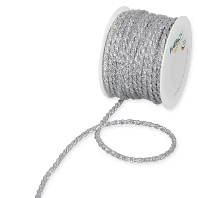 Cordino mm.10 m.10 lurex argento