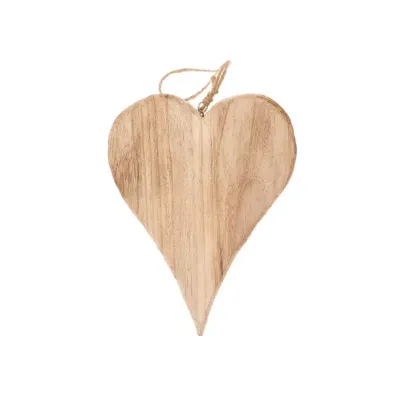Cuore legno cm.20