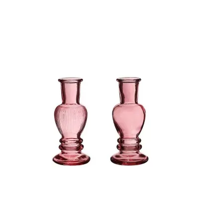 Bb-bottiglia venice h.11 rosa