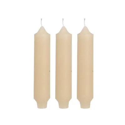 Candela cil. d.03 h.17 avorio (pz 3)