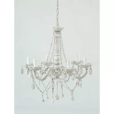 Lampadario 6 luci bianco