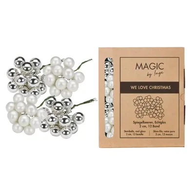 Pallina v 02 con filo argento mix (pz 144)