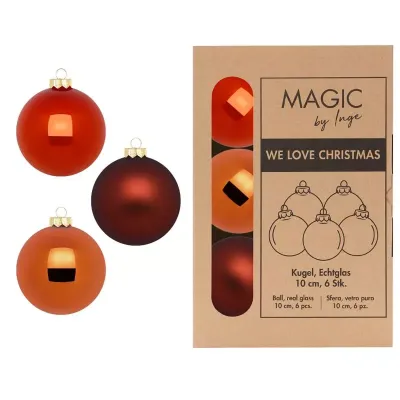 Pallina v 10 glowing amber (pz.6)