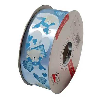 Nastro carta  mm. 50 x 100 mt. azzurro