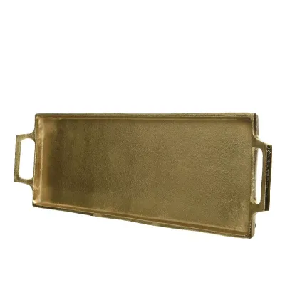 Vassoio alluminio 43x14 oro