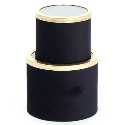Scatola cart.vetro d.12 nero (set 2)