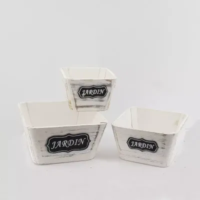 Cd-cachepot quadro 22x22 (set 3)