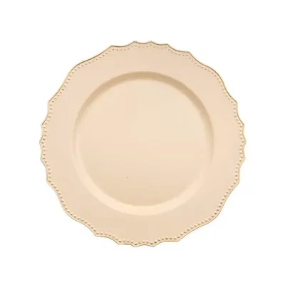 Piatto pvc d.33 avorio