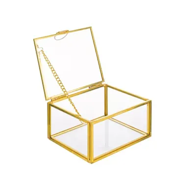 Scatola vetro 10x08 oro