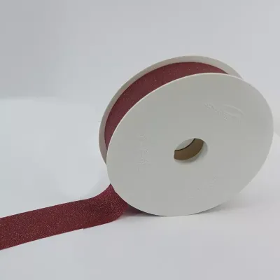 Nastro mm.40 m.50 glitter etoffe amaranto