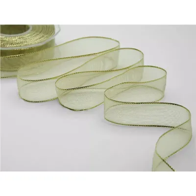 Nastro velo lame' mm.25 m.25 oro