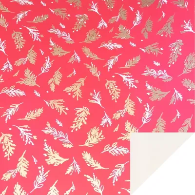 Bobina c 0,70×25 festive springs rosso
