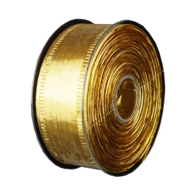 Nastro mm.40 m.25 specchio oro
