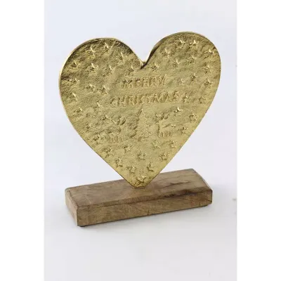 Cuore con base h.21 oro