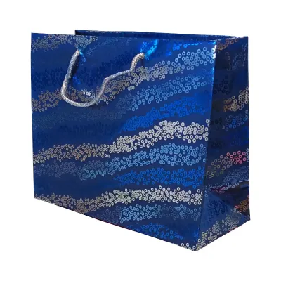 Shopper musa 32x25blu  (pz.5)