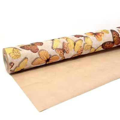Bobina cw 0,75x20 paperf.farfalle arancio