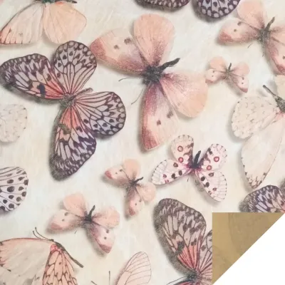 Bobina cw 0,75x20 paperf.farfalle rosa