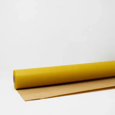 Bobina c 1x20 carta millerighe giallo
