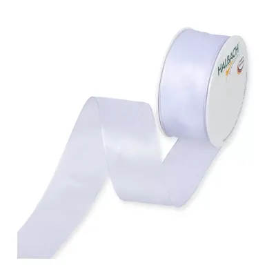 Nastro organza anim. mm.40 m.25 bianco