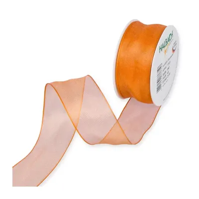 Nastro organza anim. mm.40 m.25 arancione
